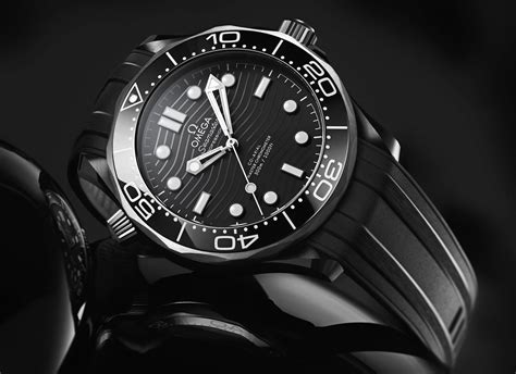 all black omega seamaster|omega seamaster black ceramic review.